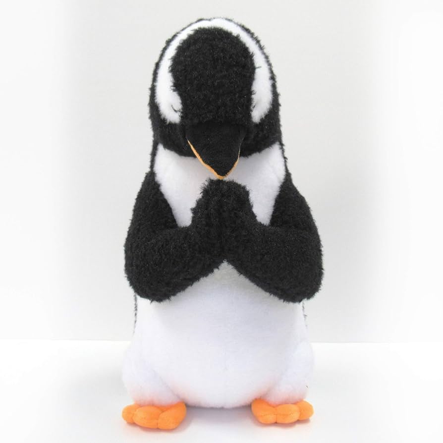 Amazon.co.jp: シナダグローバル 合掌 ジェンツーペンギン 15×16